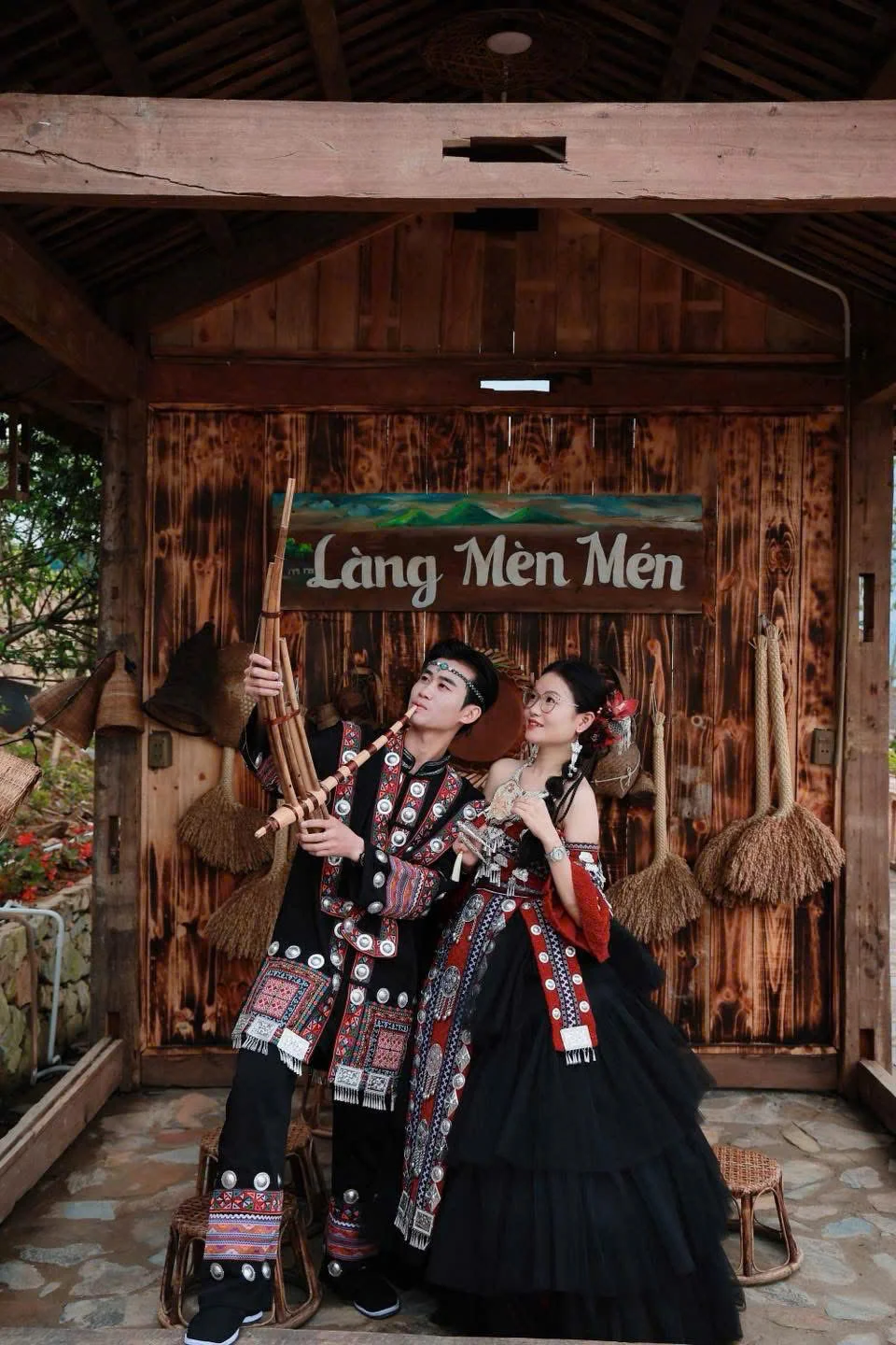 Tạo ảnh cưới AI - studio cưới sang trọng - mẫu Ảnh cưới AI