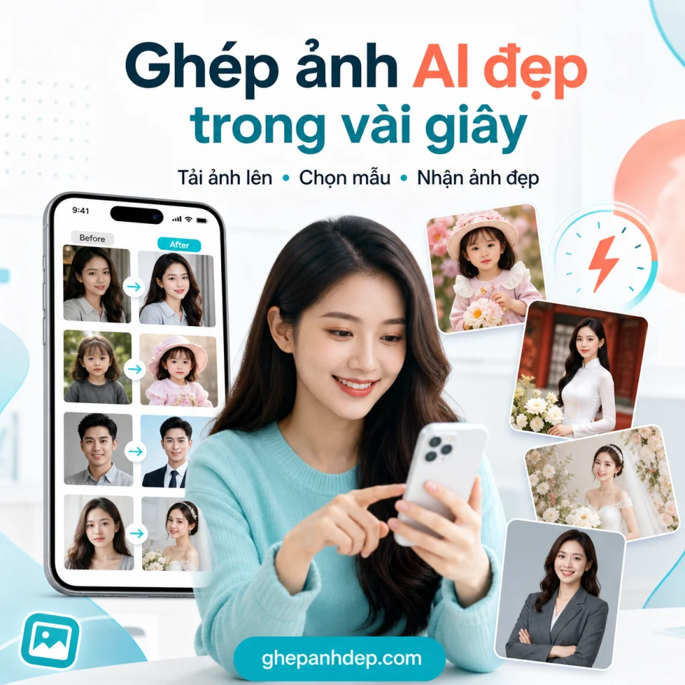 Ghép ảnh AI online